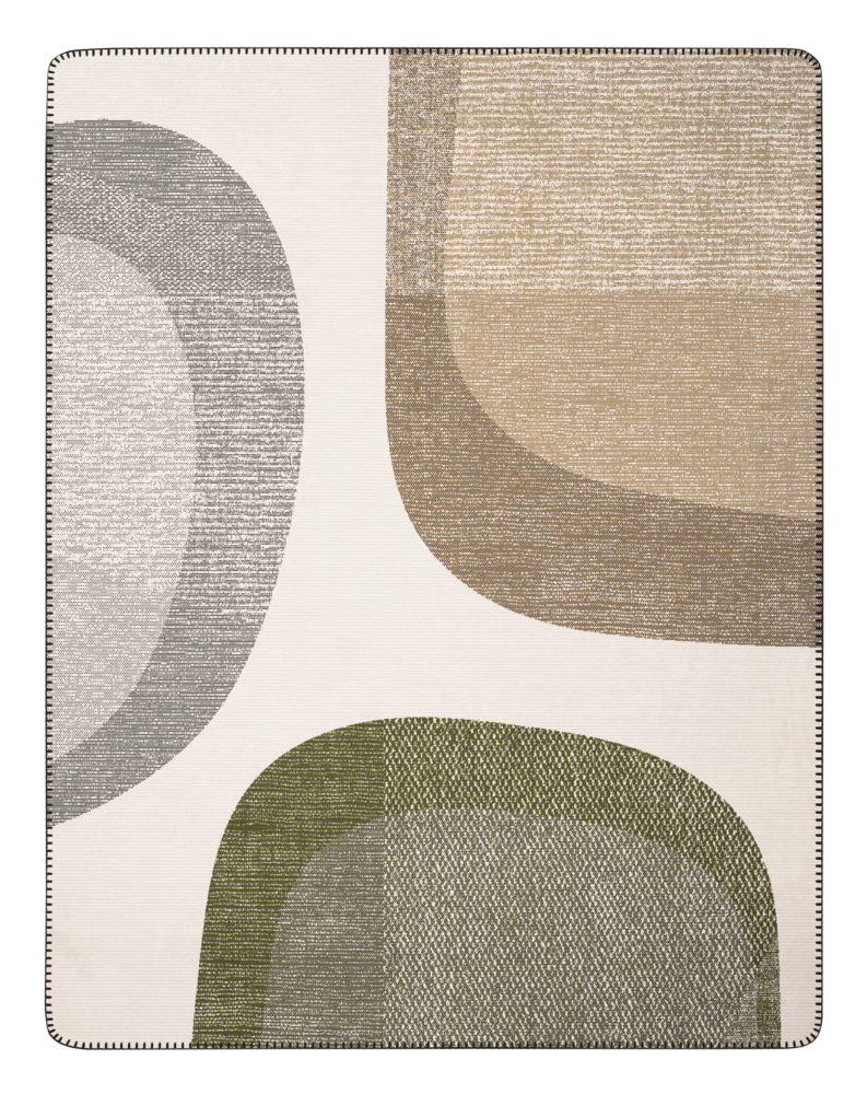 Biederlack Wohn- und Kuscheldecke 'Nordic Rock' 150 x 200 cm Natur